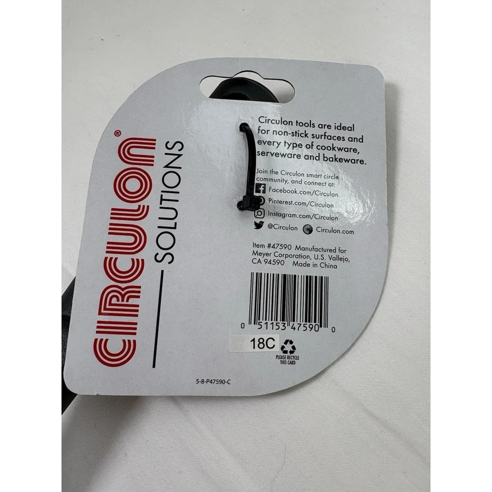Circulon Solutions Ladle Gray Soft Grip Kitchen Utensil Dishwasher Safe 13